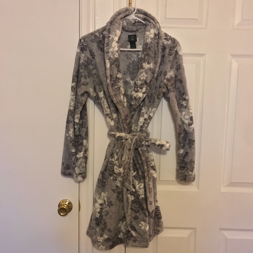 Laura Ashley Floral Fleece Robe